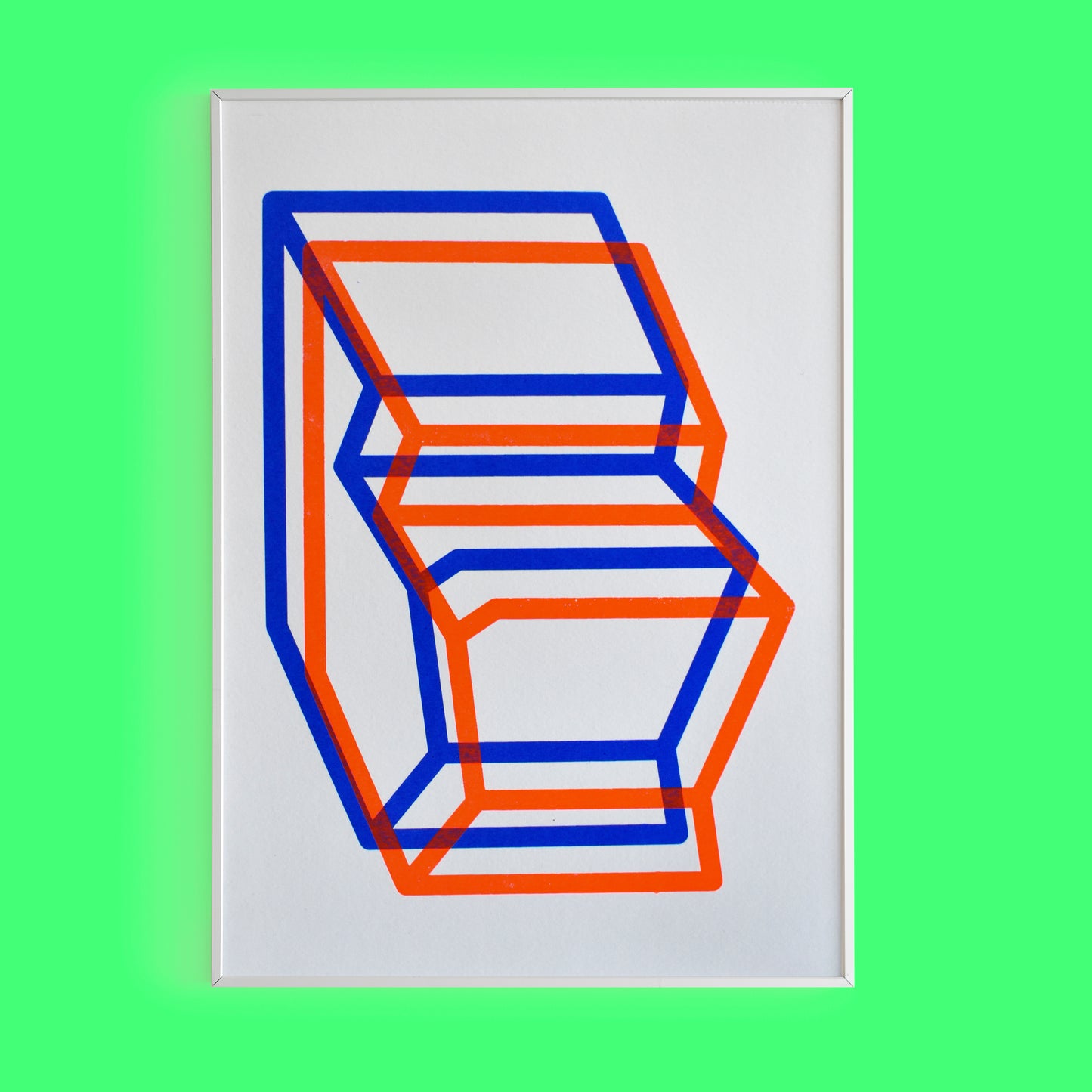 Polaroid Arcade Blue 1 and Fluor Orange 1