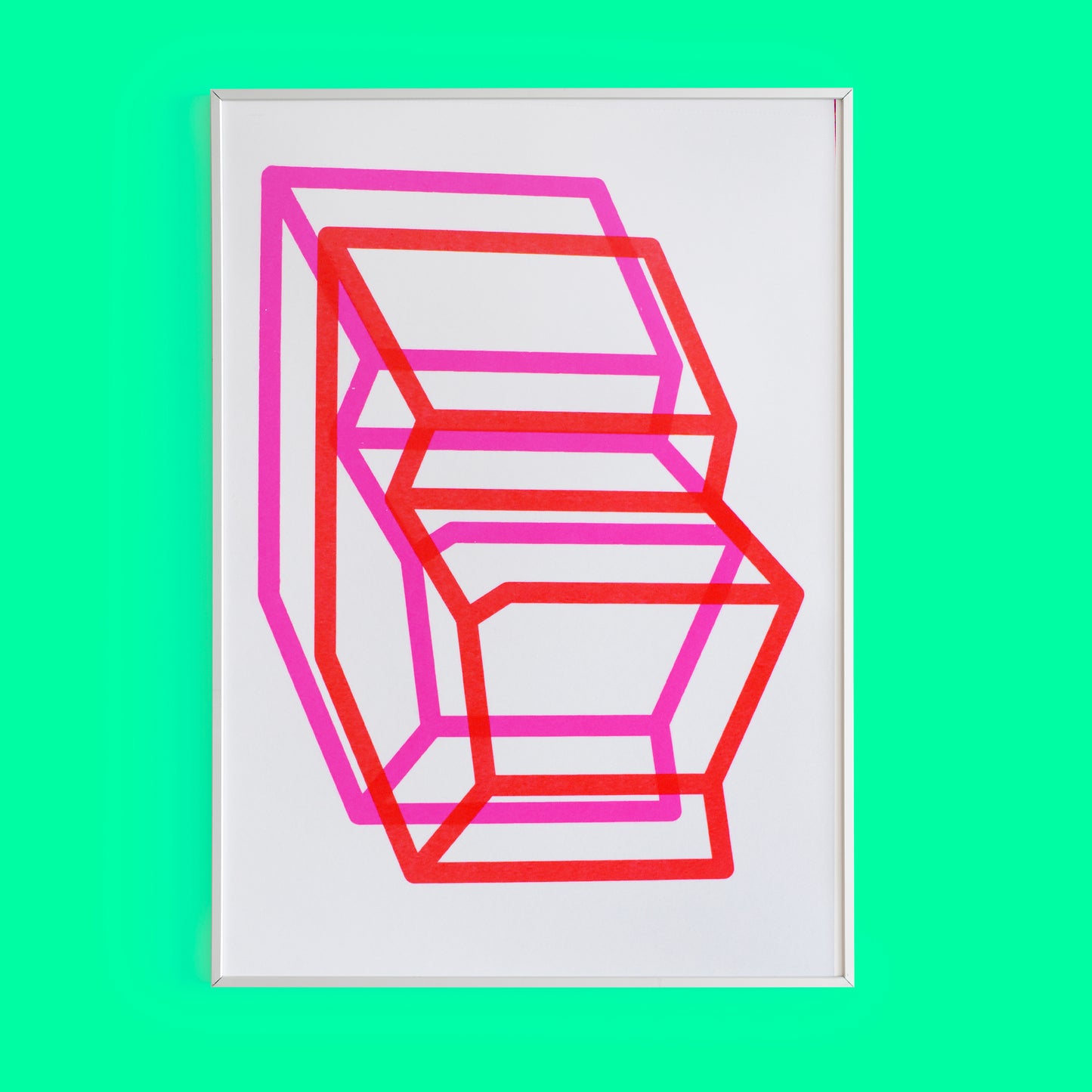 Polaroid Arcade Fluor Pink 1 and Fluor Red