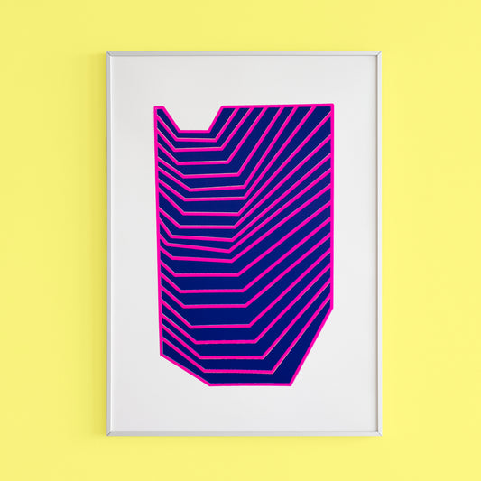 Pink Neon Lines