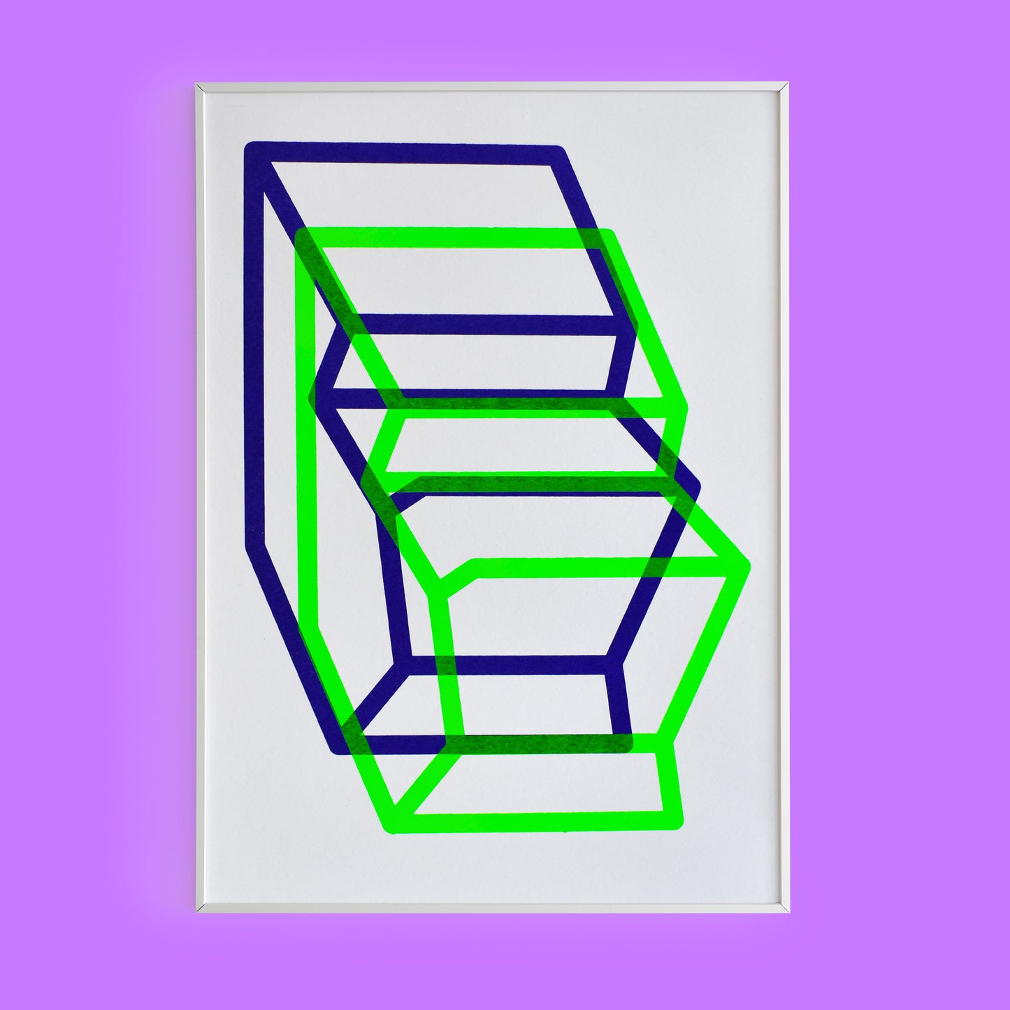 Polaroid Arcade Violet and Green Fluor